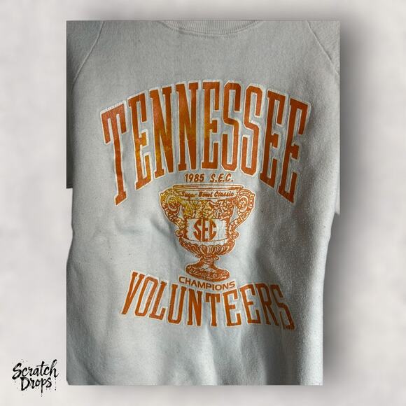 Vintage 1985 Jerzees by Russell Sweatshirt Womens Small Made in USA - Picture 3 of 4